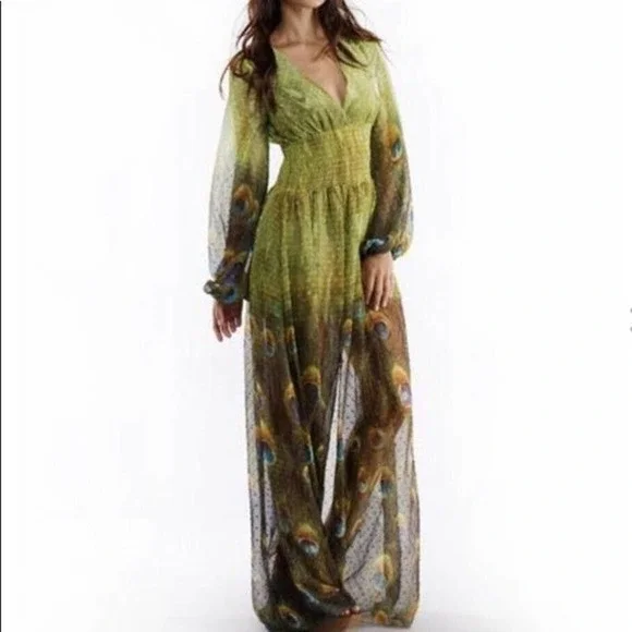 sachin and babi light blue dress Buy Roman Green Peacock Printed Maxi Dress from the Next UK online shop
